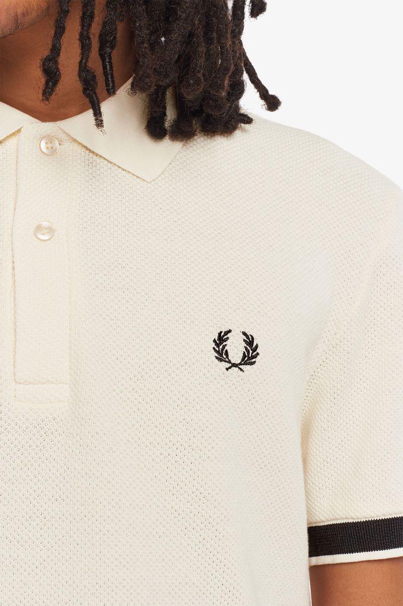 White Fred Perry M3807 Men's Polo Shirts | PH 1456HAPK